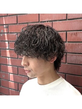 ランディ(RANDY) メンズ ミニウルフ 波巻きパーマ 【RANDY】