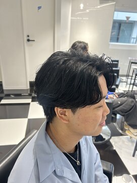 オーシャントーキョー(OCEAN TOKYO) メンズパーマツイスパ波巻きスパイラルマッシュセンターパート