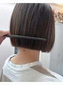 【Look at】オリーブベージュタッセルボブ