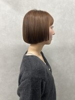 ロウ 札幌(ROW)&nbsp;髪質改善トリートメント/ワンレンボブルフ/ネビージュ/小顔