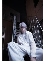 ポプルス(popls)&nbsp;ウルフカット/マッシュウルフ/ホワイトカラー/メンズウルフ