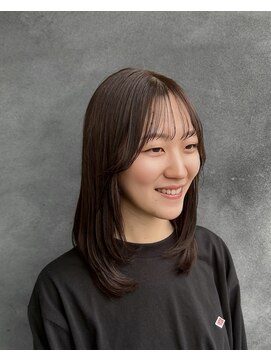 フリー(FREEY) トレンドカラー　オリーブベージュ　アッシュブラウン