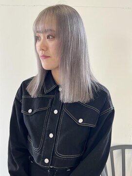 ヒュー(HUE) シルバーベージュ/ミルクティー