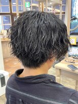 アルターリール(aL ter Rire)&nbsp;韓国マッシュ/スパイキーショート/ブルーブラック[鎌取］中村