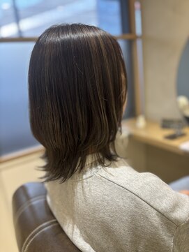 プレイアンドコー 日立店(pLAy&co) ウルフカットonハイライト!!!