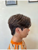 ヘアーワークス ボナ(HAIR WORKS bona.)&nbsp;毛流れスタイルで、柔らかく上品な印象に◎ニュアンスパーマ