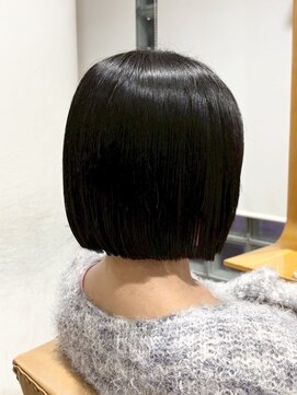 クラップス 横須賀中央店(CLAPS) 黒髪ボブナチュラルショート髪質改善