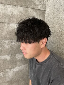 ニアウ 伊勢崎連取店(Niau) メンズマッシュ波巻きスパイラルパーマメンズパーマ