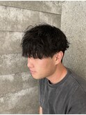 メンズマッシュ波巻きスパイラルパーマメンズパーマ