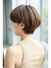 ショートヘア限定★ カット+リタッチグレイカラー（白髪染め）￥７700