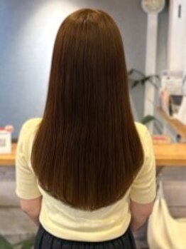 リッチ 横須賀中央店(Rich)の写真/ダメージレス縮毛矯正で理想のナチュラルストレートに♪縮毛矯正×髪質改善トリートメントで柔らかな艶髪へ