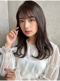 韓国ヘアくびれヘアヨシンモリレイヤー顔まわりカット学割U24