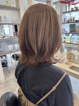 フォルムヘアデザイン 足利店(FORME hair design)&nbsp;◯ベージュ×大人くびれミディ◯：stylist 白石