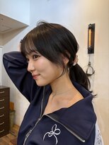 ベル 銀座並木通り店(Belle)&nbsp;シースルーバングのくびれヘア