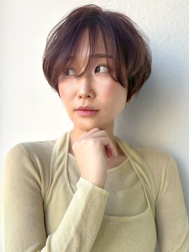 カバーヘア 上尾西口店(COVER HAIR) ショートボブパーマ/透明感カラー春カラーブリーチなし小顔p上尾