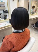 【エイジング毛解消・品格の艶】大人の髪質改善ミニボブ/仙川