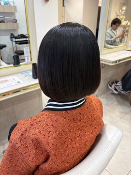 アッシュ 仙川店(Ash) 【エイジング毛解消・品格の艶】大人の髪質改善ミニボブ/仙川