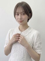 ウィールール 札幌店(WE RULE)&nbsp;20代30代 小顔見え顔周りレイヤー×耳掛けショートボブ