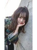 ☆菅原卓馬☆"脱力ウェーブ"×"毛先ハイライト"×"透けバング"☆