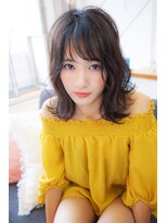 ロンドローズ 名古屋(Lond damaskRose)&nbsp;【Lond damaskRose】川瀬賢翁　愛され斜めバング×外ハネ