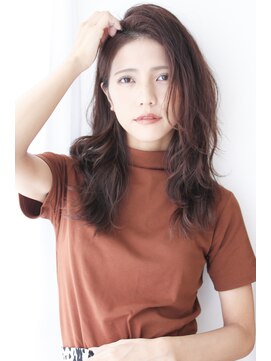 クラン 岡本(Chlan) メルティーカラー☆ショコラベージュ×レイヤーカールスタイル