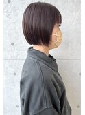 濡れ感パツっとボブ