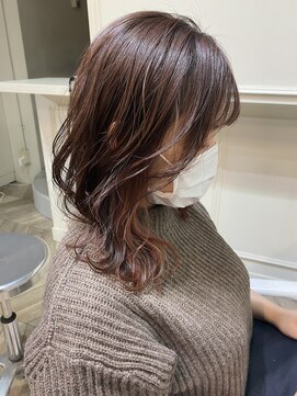 エル(EL by green) 《tomi》ミディアム×インナーカラー