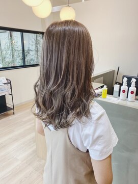 チェレ アズーリ 狭山店(Chere azuri) 20代30代40代大人可愛いウェーブパーマ/グレージュカラー