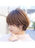 20代30代40代◎小顔ショートボブチョコレートカラー新宿代々木