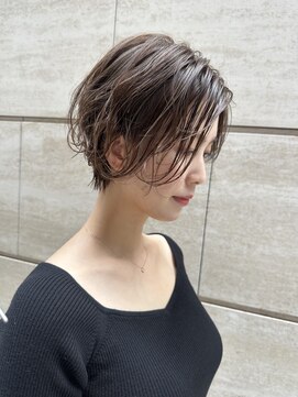 マイラ 銀座(myla) センター前髪の大人小顔ショート【Yamaki Ayako】