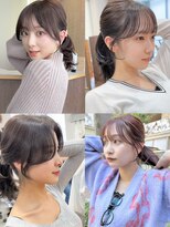 ビューエヒメ(VIEW EHIME)&nbsp;韓国×顔まわりカット×レイヤーカット×グレージュ