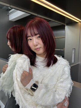 イキ 表参道(iki omotesando) ハッシュカット/フルバング/似合わせカット/ブラウン