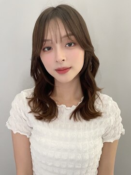 エトラ 渋谷店(etora) ★くびれフェイスレイヤーブリーチ無しグレージュ門口直詳