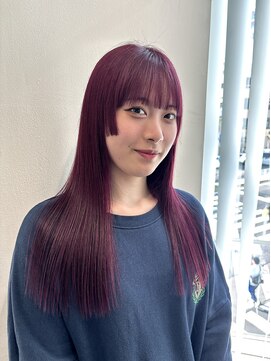 バディヘア ルーツ(BUDDY HAIR ROOTS) 髪質改善カラー/暖色レッドカラー