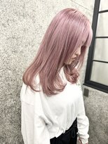 レーベン(LEBEN)&nbsp;【ブリーチ２回～】ホワイトピンクカラー★