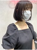 レイヤーボブ顔まわりデザイン顔まわりカット似合わせ北千住西口