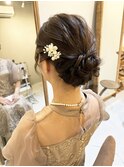 似合わせ王道シニヨン＊