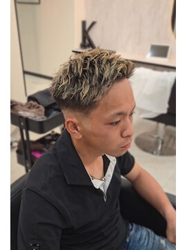 ラピス 名古屋駅前店(Lapis) 短髪スタイル/メッシュ/フェードスタイル