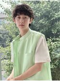 ツイストスパイラルパーマ/くせ毛風/前髪パーマ/たまプラーザ