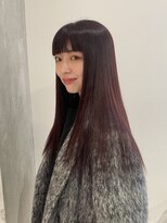 ヨーク(YOKE)&nbsp;【YOKE】ボルドーカラー/ワイドバング/暖色/レッドブラウン