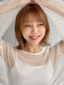 エトラ 渋谷店(etora) 前髪 外ハネボブ ワイドバング イメチェン 美髪"