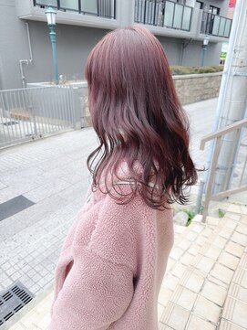 クラン 岡本(Chlan) 韓国風艶巻き×ピンクラベンダー
