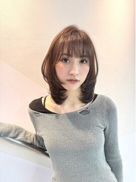 トニーアンドガイ 青山店(TONI & GUY) ミディアムレイヤーツヤカラー