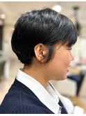 やわらか質感が映えるショートボブ