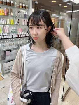 オブヘアージユウガオカ(Of HAIR Jiyugaoka) 【ミディアムパーマ】