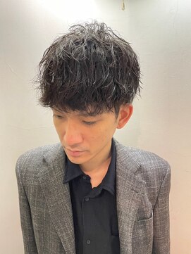 ヒロギンザ 銀座一丁目店(HIRO GINZA) ツーブロックスパイラルパーマ