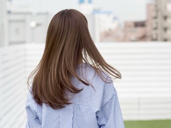ペスカ 長町南2号店(pesca)の写真/《酸性ストレート》で柔らかな仕上がりに。髪質を見極めた施術で、理想の艶髪を実現♪気軽にご相談下さい！