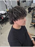 メンズパーマ×メッシュ