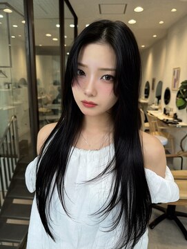 ソラ 表参道(SORA) 黒髪ロングレイヤー/フェイスレイヤー