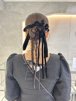 ワン 横浜(ONE005) ヘアセット/ヘアアレンジ/タイト/カチモリ/リボン/